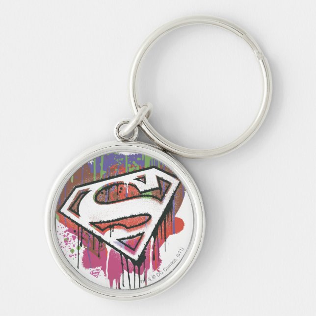 Superman Stylized | Twisted Innocence-Logo Schlüsselanhänger (Vorne)