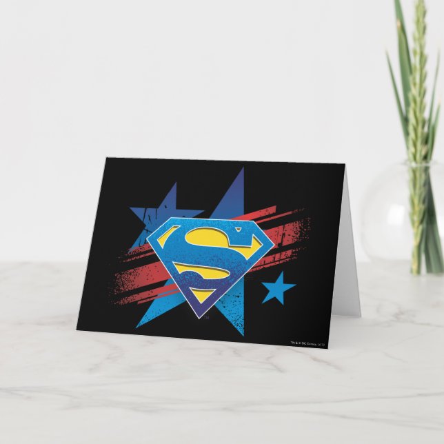 Superman Stylized | US FLAGGE Karte (Vorderseite)