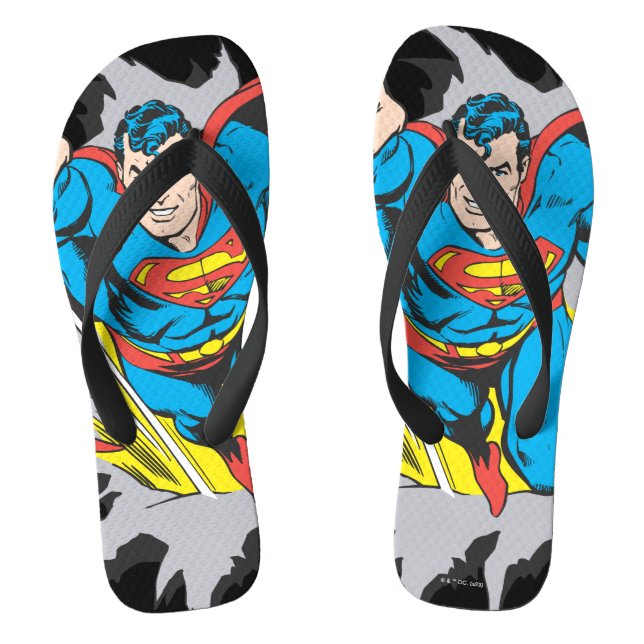 Superman Tears Thru Flip Flops (Fußbett)