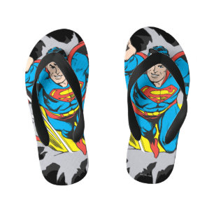 Superman Tears Thru Kinderbadesandalen