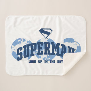 Superman über den Globus Sherpadecke