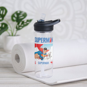 Superman und Krypto fliegen Trinkflasche
