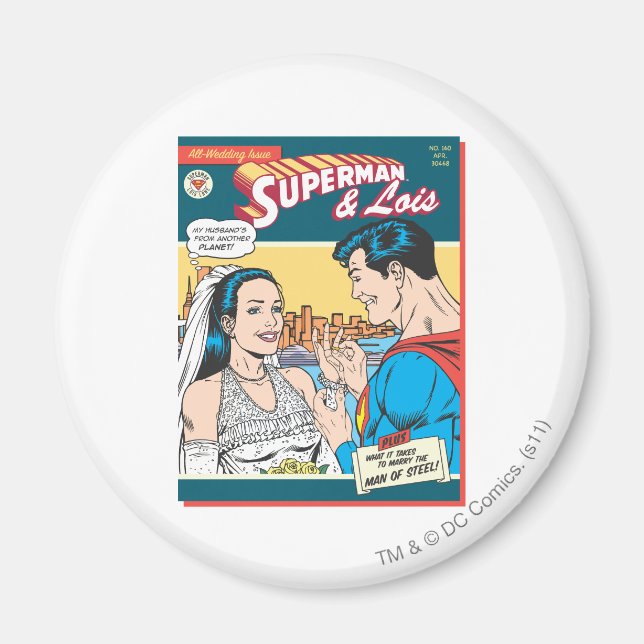 Superman und Lois Comic Magnet (Vorne)