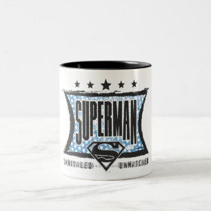 Superman Unrivale, unübertroffen Zweifarbige Tasse