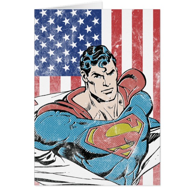Superman & US-Flagge (Vorne)