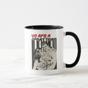 Superman-Valentinstag  Wir sind ein großes Team Tasse