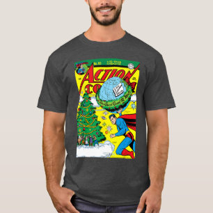 Superman Weihnachten Retro Action Comics 93 Cover T-Shirt