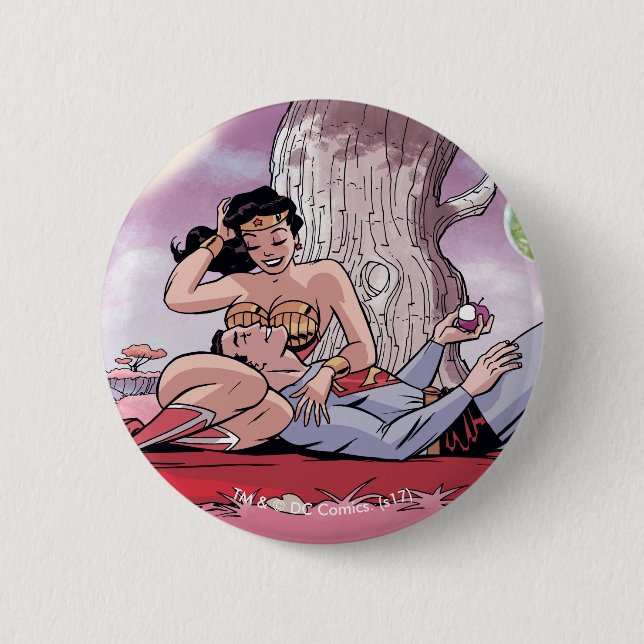 Superman/Wonder Woman Comic Cover #14 Variante Button (Vorderseite)