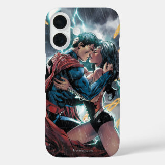 Superman/Wonder Woman Comic Werbekunst iPhone 16 Hülle