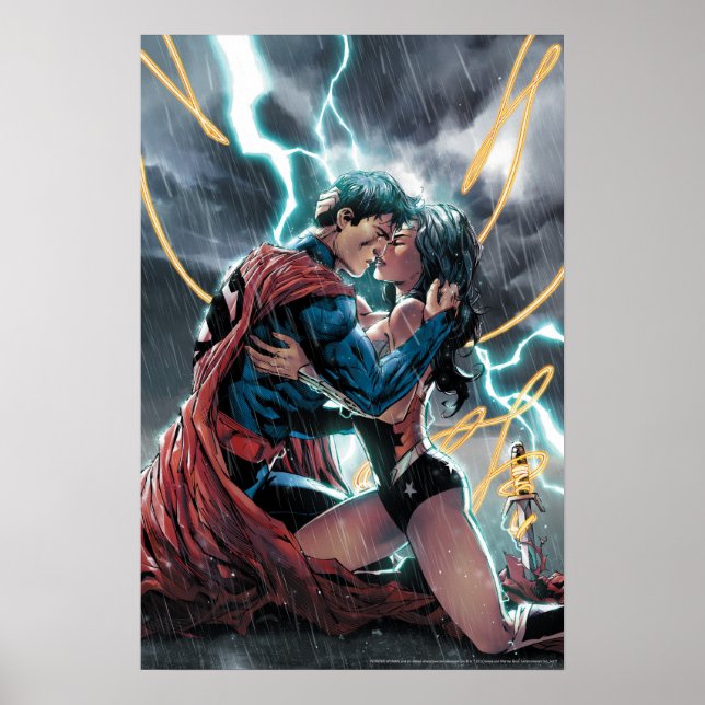 Superman/Wonder Woman Comic Werbekunst Poster (Vorne)