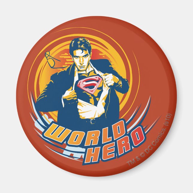 Superman World Hero Magnet (Vorne)