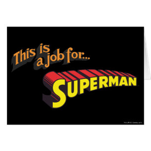 Supermann Das ist eine Aufgabe für...Logo
