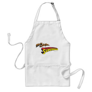 Supermann  Das ist eine Aufgabe für...Logo Schürze