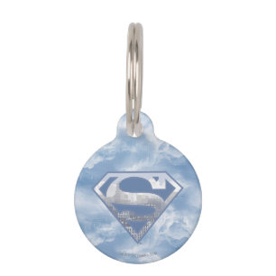 Supermann S-Schild hellblaues Stadt-Logo Tiernamensmarke
