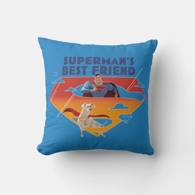 Supermans bester Freund Kissen (Vorderseite)