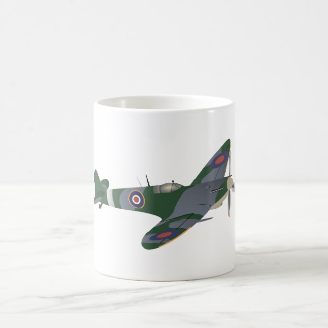 Supermarine Spitfire Fighter Aircraft Kaffeetasse (Mittel)