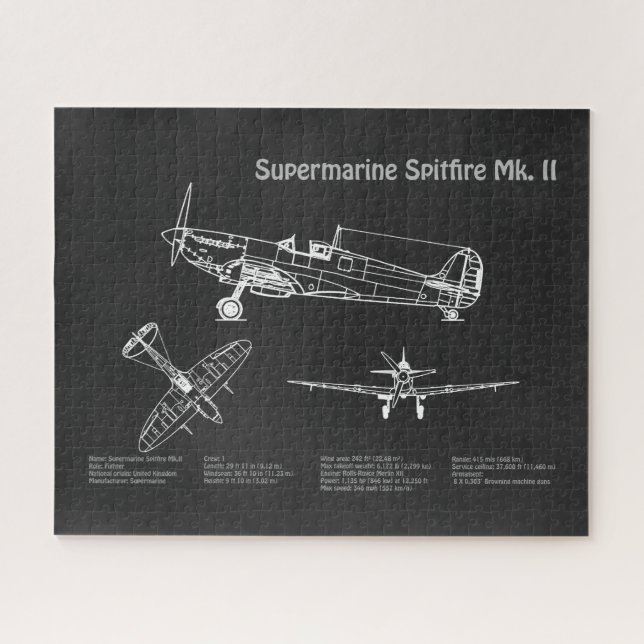 Supermarine Spitfire - Flugzeugkonzept PD (Horizontal)