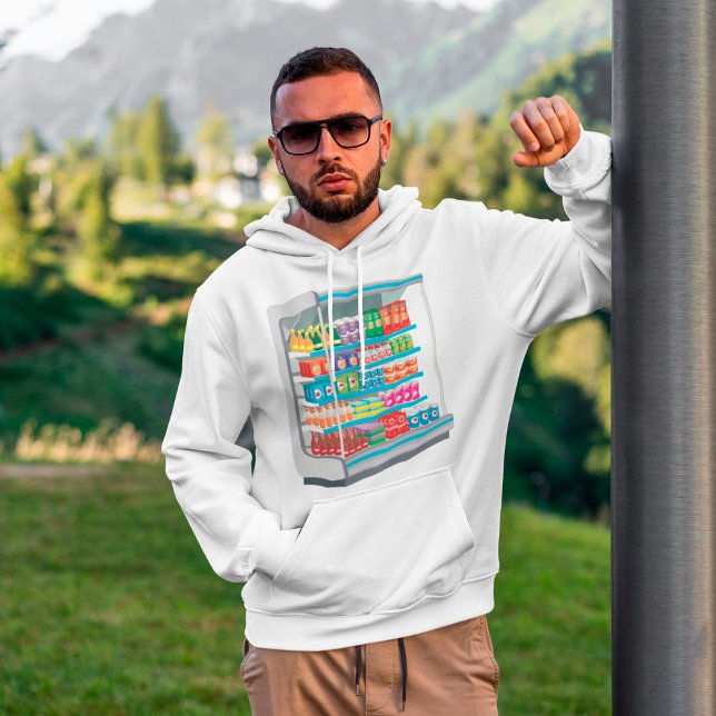 Supermarket Dairy Kühlschrank Hoodie (Von Creator hochgeladen)