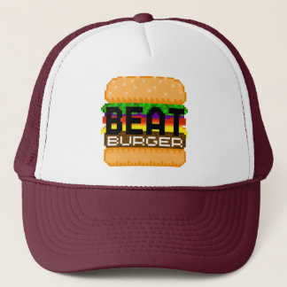 Supermarkt stellt BEATBURGER - Pixel-Kunst-Kappe Truckerkappe