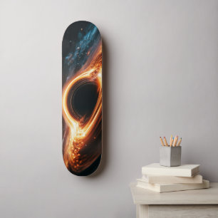 Supermassives Schwarzes Loch Akkretionsscheibe Wel Skateboard