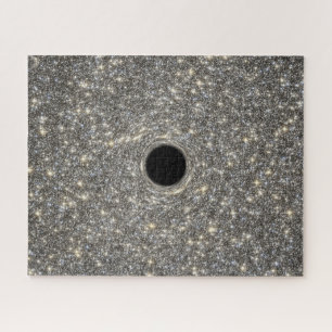 Supermassives schwarzes Loch in der Mitte einer Ga