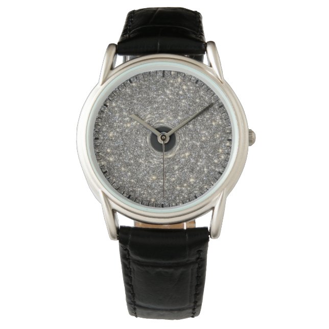 Supermassives schwarzes Loch in der Mitte einer Ga Armbanduhr (Vorderseite)