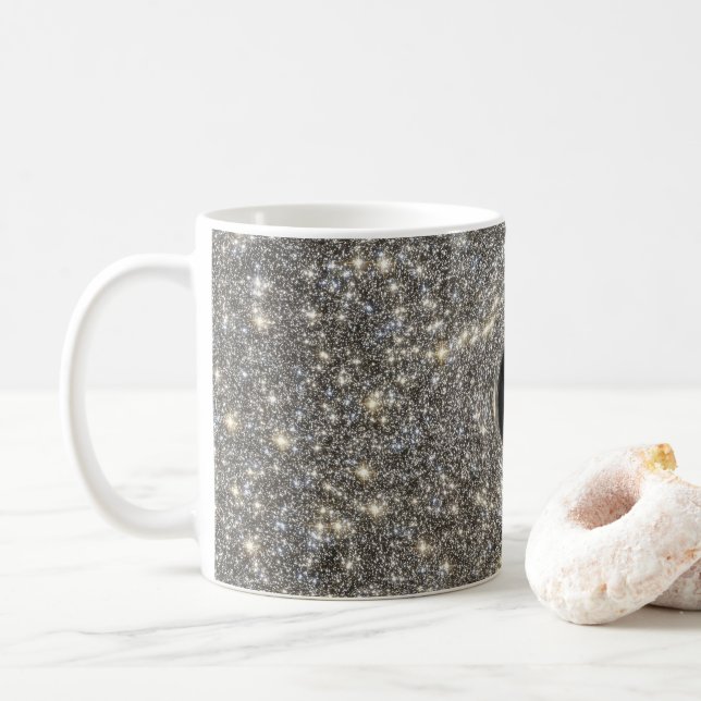 Supermassives schwarzes Loch in der Mitte einer Ga Kaffeetasse (Mit Donut)
