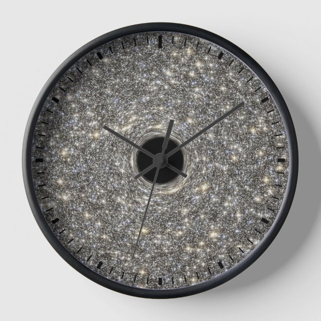 Supermassives schwarzes Loch in der Mitte einer Ga Uhr (Vorderseite)