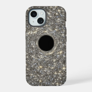Supermassives Schwarzes Loch inmitten einer Galaxi iPhone 15 Hülle