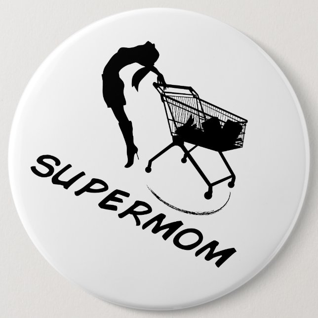 Supermom-Knopf Button (Vorderseite)