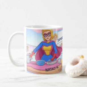 SUPERMOM Mug - Joli cadeau Superhero pour maman