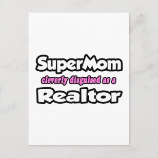 SuperMom.. Realtor Postkarte
