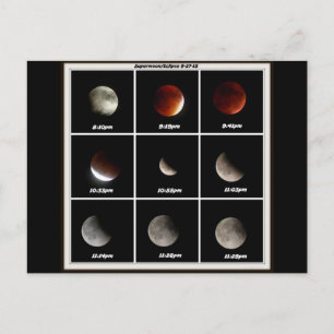 Supermond & Eclipse Postkarte