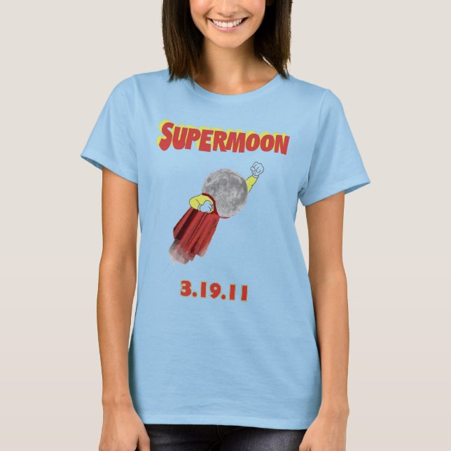 Supermond - März 19.2011 T-Shirt (Vorderseite)