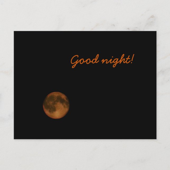 Supermond Postkarte (Vorderseite)