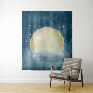 Supermond - Tapisserie Wandteppich