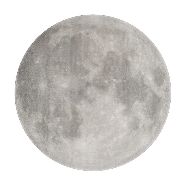 Supermoon-Muster Schneidebrett (Vorderseite)