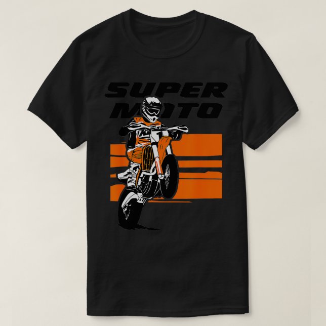 Supermoto Motocross Extreme Enduro Motocross Offli T-Shirt (Design vorne)