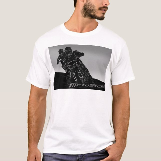 Supermoto spielt es herein unterstützen die T-Shirt (Vorderseite)