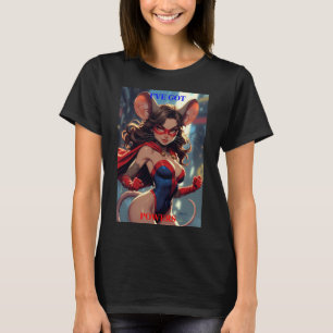 SuperMouse Femme Got Powers femmes T-shirt noir