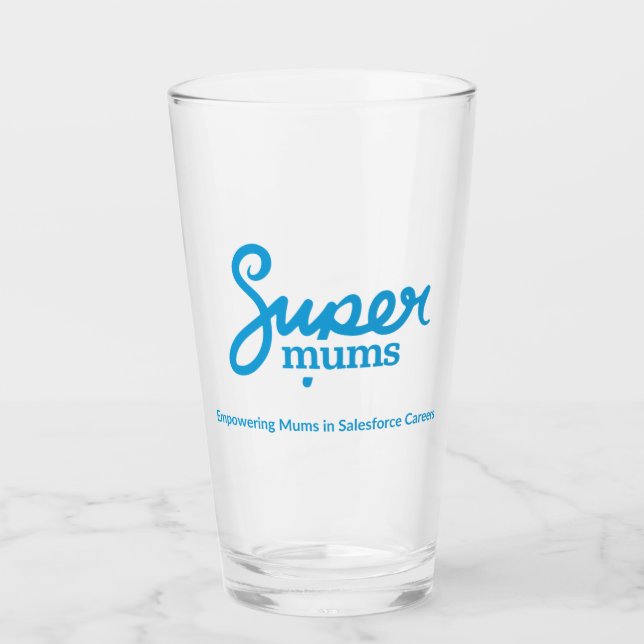 Supermums-Glas-Cup Glas (Vorderseite)