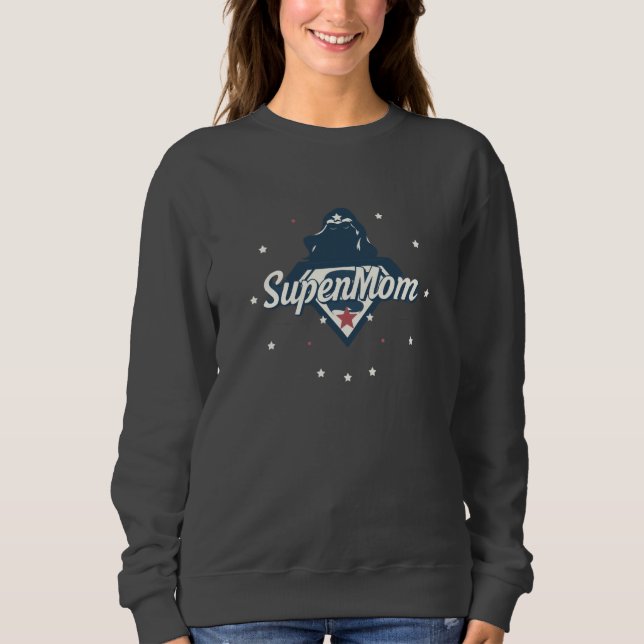 Supermutter Sweatshirt (Vorderseite)