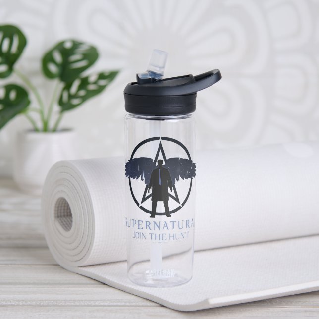 Supernatural Castiel Falling Stars Grafik Trinkflasche (Yoga)