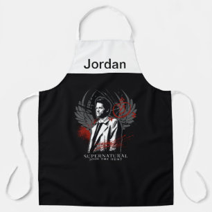 Supernatural Castiel Graffiti Graphic Schürze