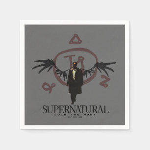 Supernatural Castiel Illustration Serviette