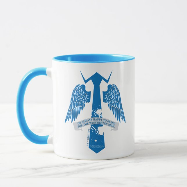 Supernatural Castiel Krawatte Zitat Grafisch Tasse (Links)