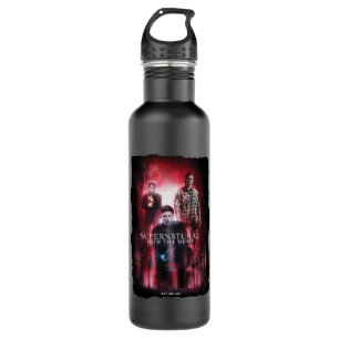 Supernatural Crowley, Dean und Sam Edelstahlflasche