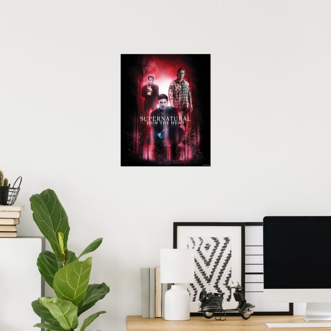 Supernatural Crowley, Dean und Sam Poster (Heimbüro)