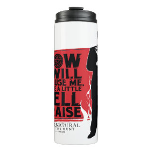 Supernatural Crowley Quote Graphic Thermosbecher