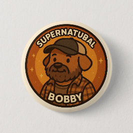 Supernatural Dog - Bobby Button